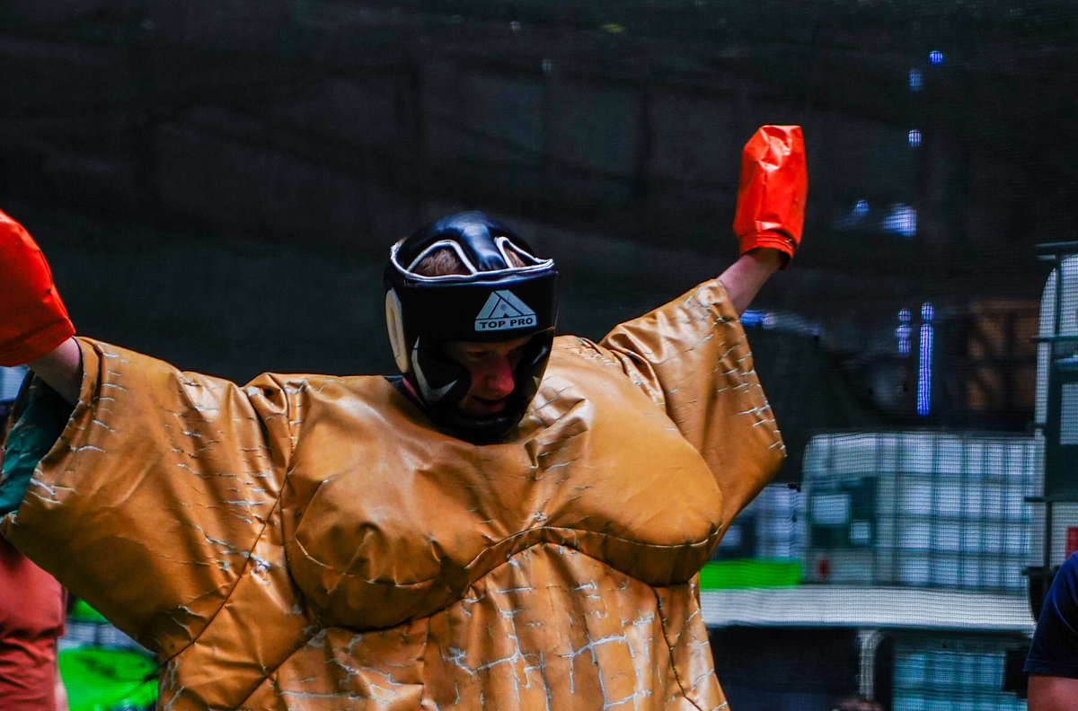 Sumobrydning hos Paintball arena