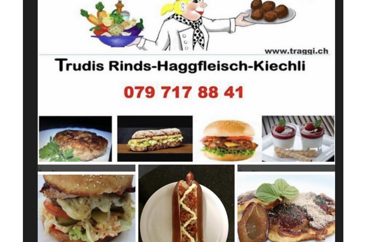 Rinds Haggfleisch Kiechli / Kartoffelsalat/ Burger / Linzertorte etc.