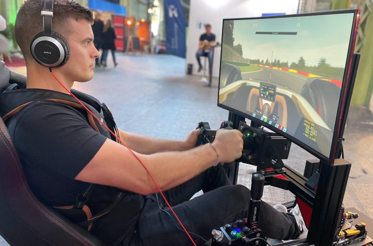 Formel 1 simulator hos Racingroom
