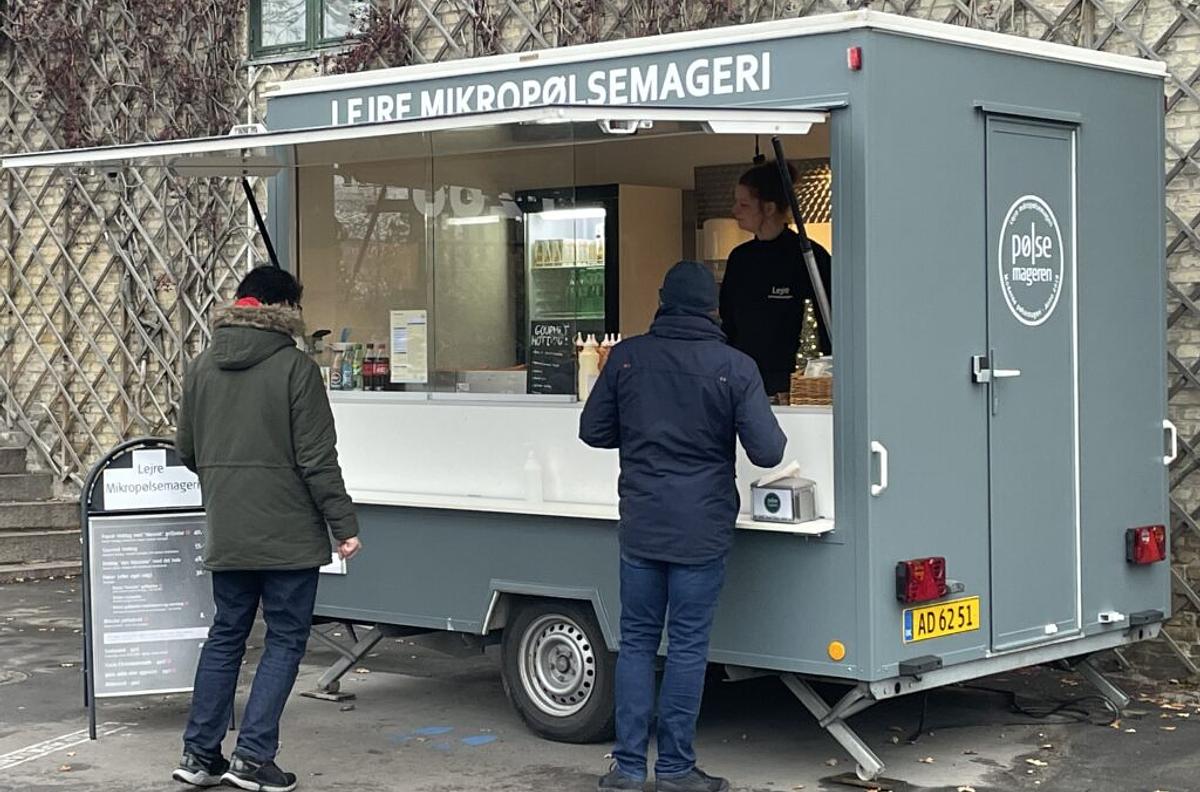Pølsevogn med økologiske pølser