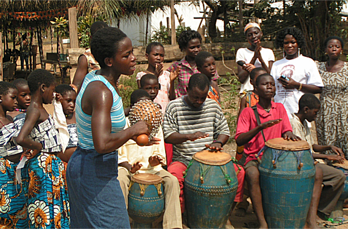 Afrikansk trommespil
