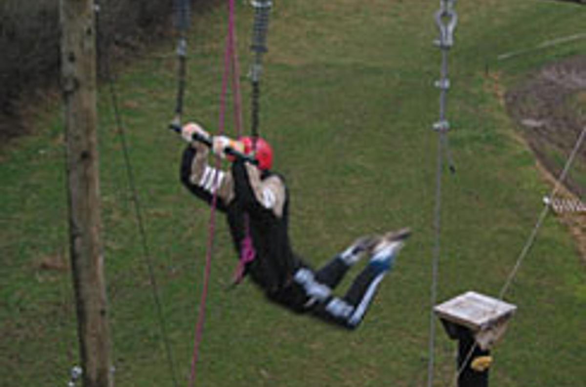 High Roping, Svævebane, Rapelling, klatring m.m.