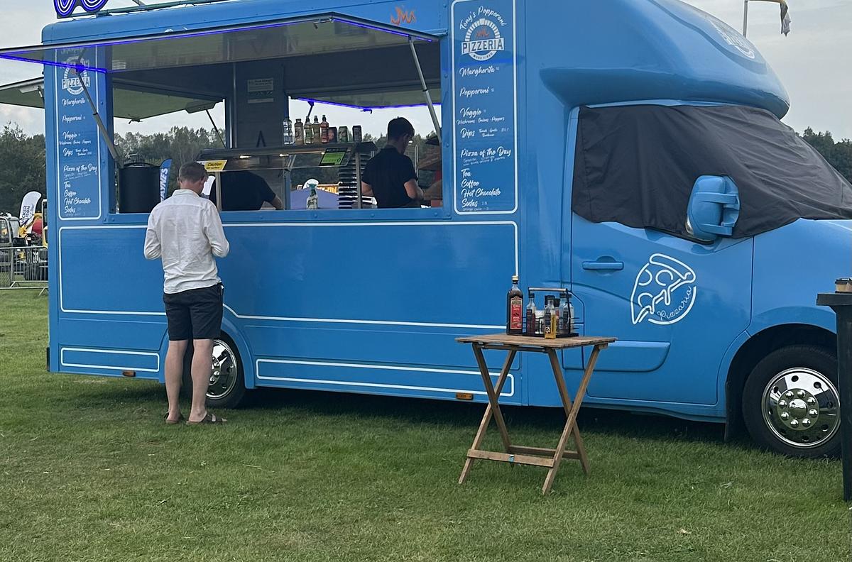 Tony’s pepperoni pizza truck 
