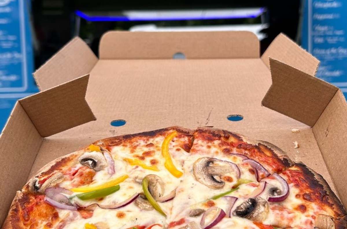 Tony’s pepperoni pizza truck 