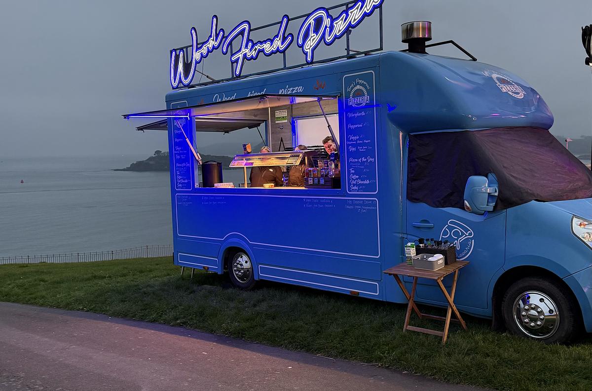 Tony’s pepperoni pizza truck 