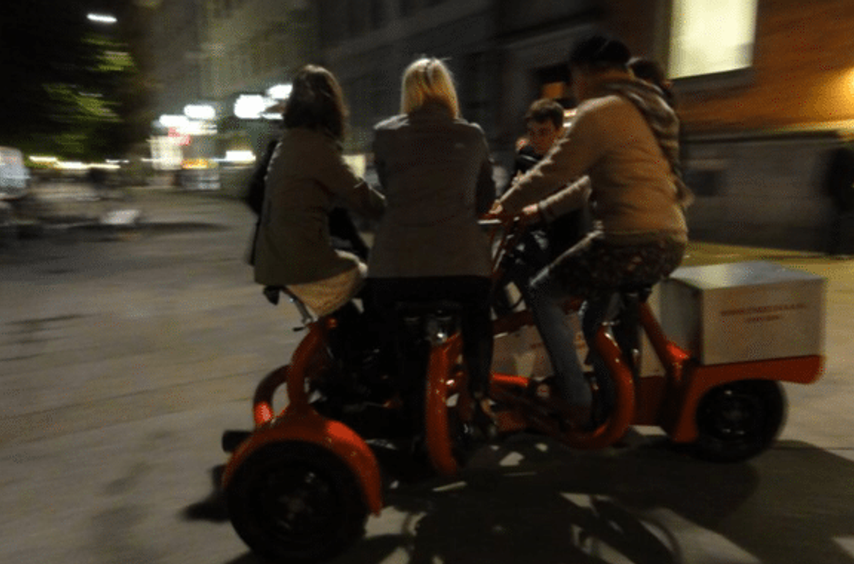 Octopus Partybike - fantastisk cykeltaxa - indbygget minibar