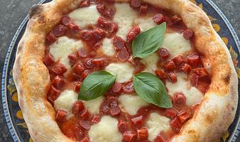 Authentic wood fire pizza neapoletana