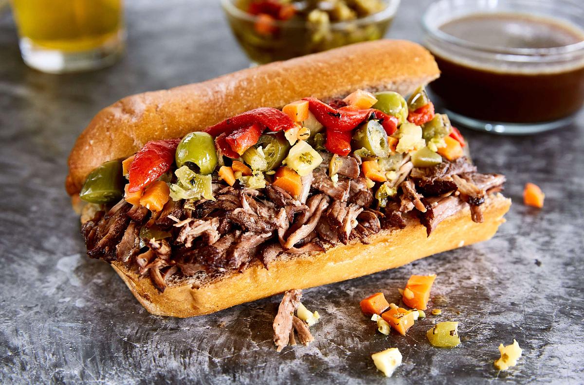 Grillsandwiches, Burger, American HotDog, Mittagsmenue 