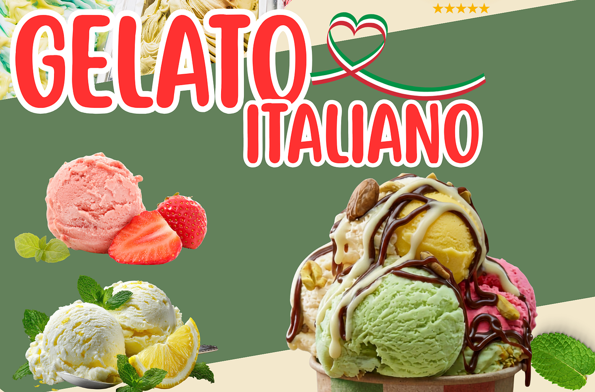 Färsk italiensk PASTA &GELATO 