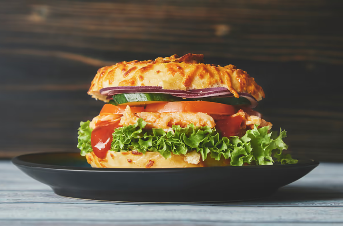 Bagel, Sandwich & Salat