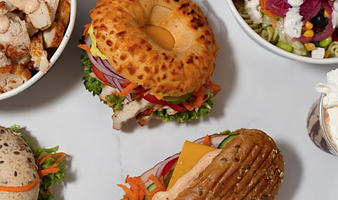 Bagel, Sandwich & Salat