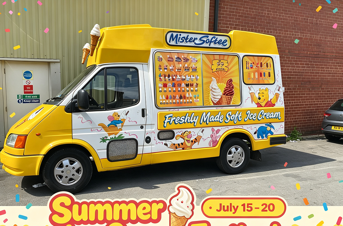 Ice cream van dessert van