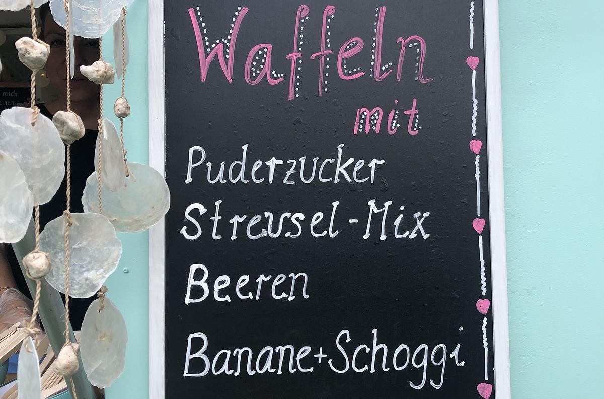 Charmantes Waffelwägeli