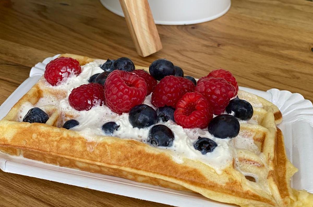 Charmantes Waffelwägeli
