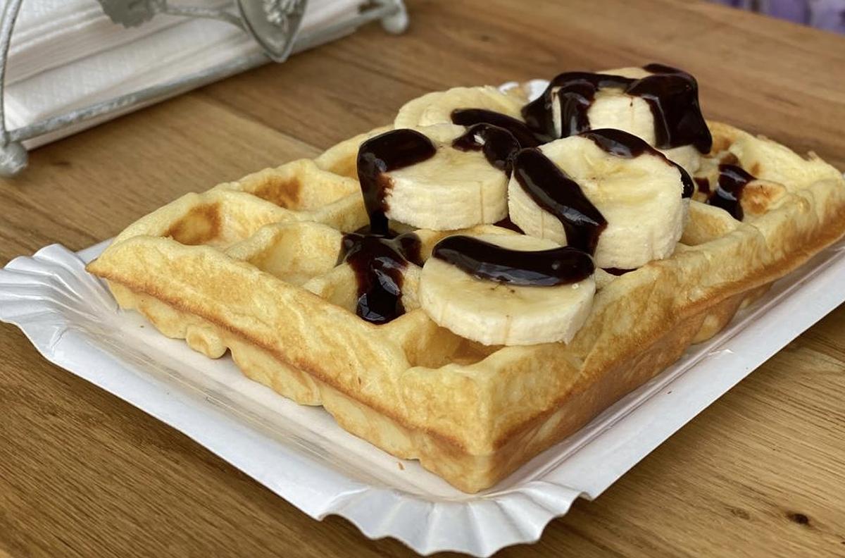 Charmantes Waffelwägeli