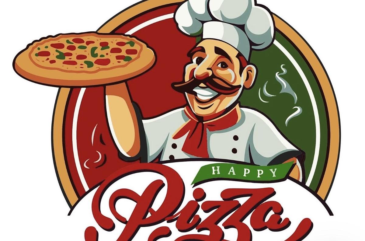 Happy pizza van