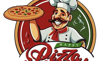 Happy pizza van