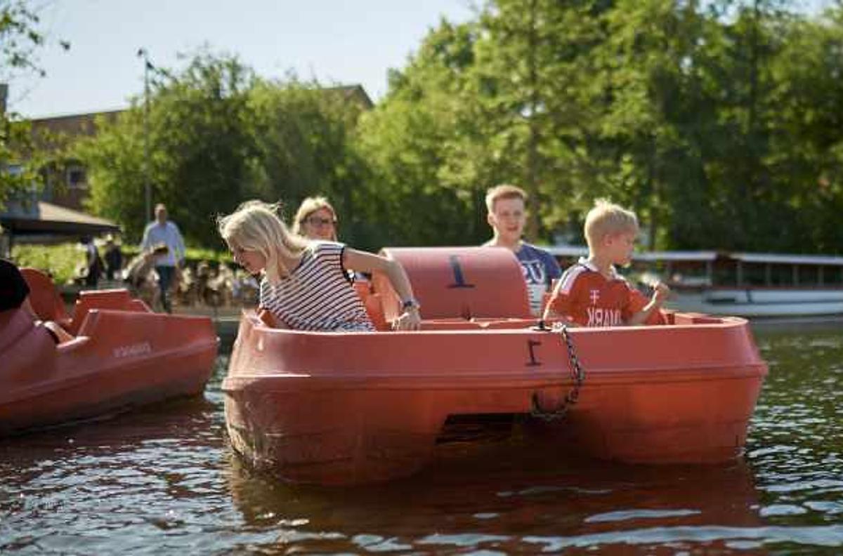Vandcykler på Odense Å med Odense Aafart