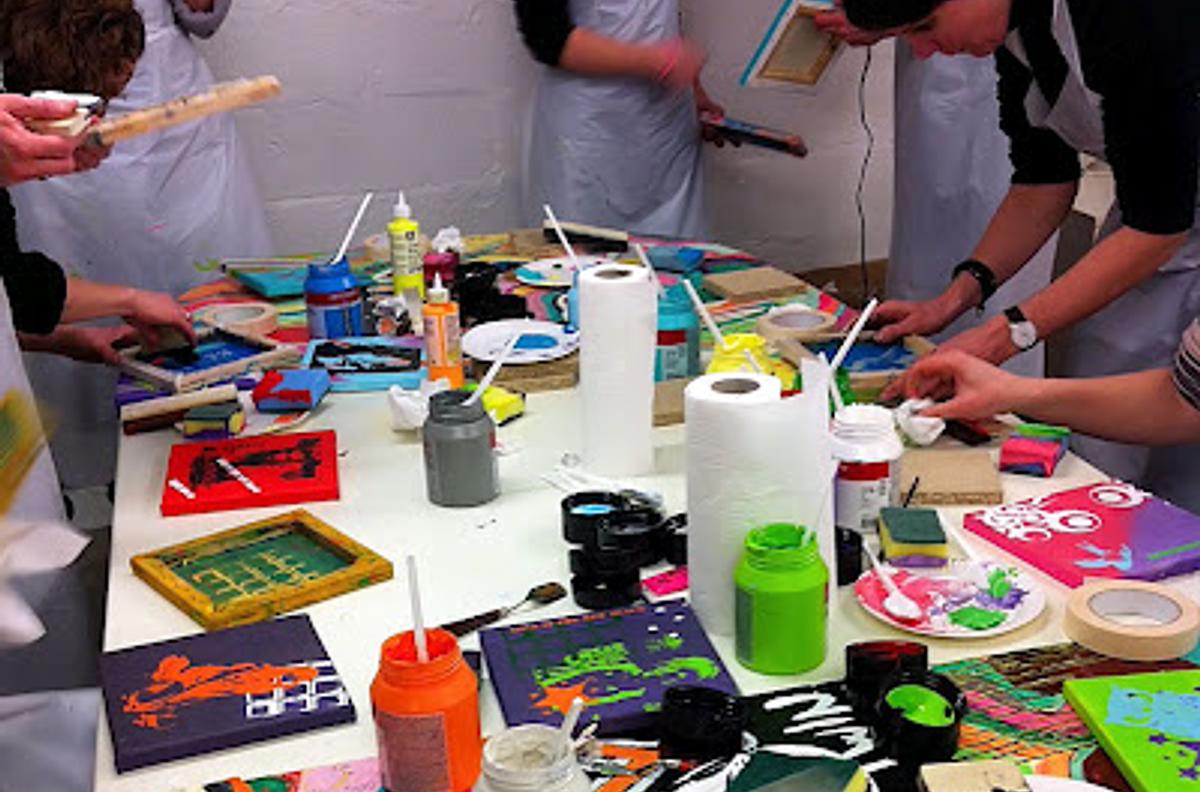 Kreative workshops i serigrafi