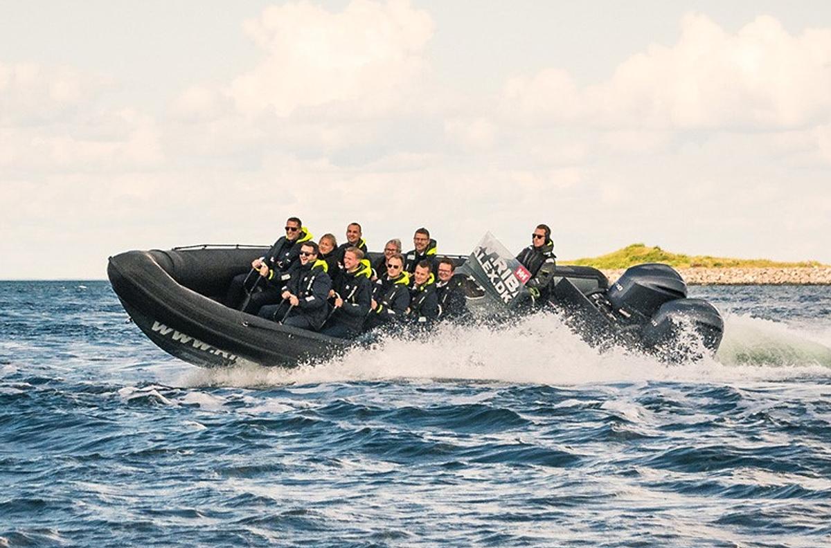 Rib sejlads på Øresund