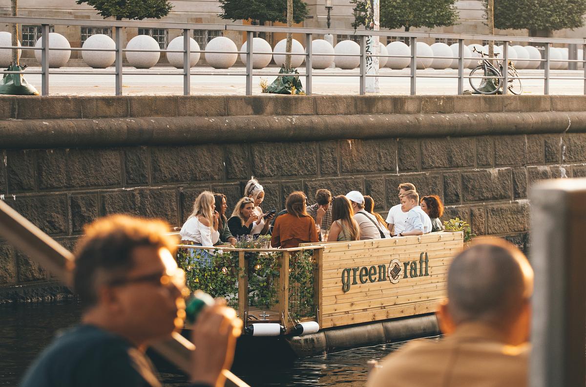 Sejlads på Green Raft