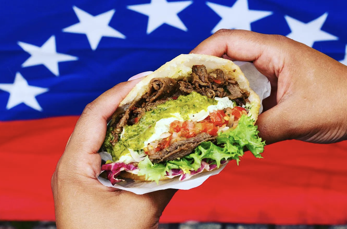 Smaskiga Venezolanska Arepas