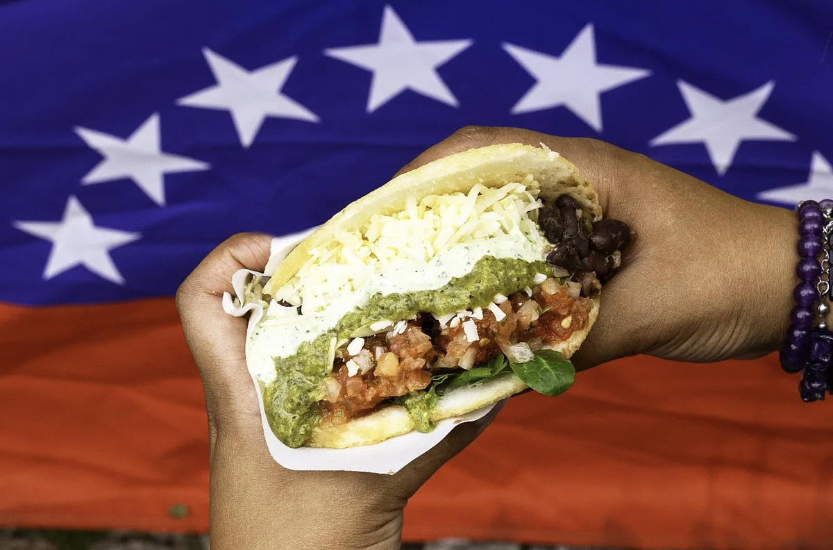 Smaskiga Venezolanska Arepas