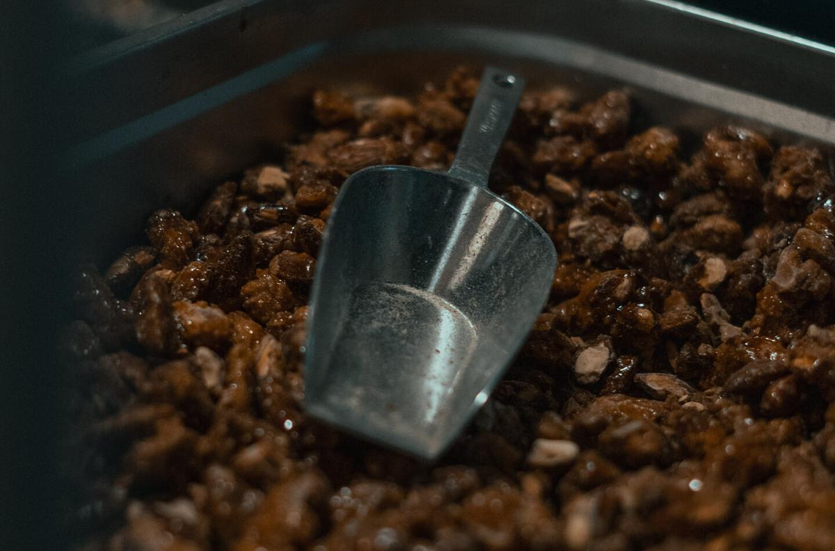Baristakaffe, Brændte mandler,  Crepes og Is