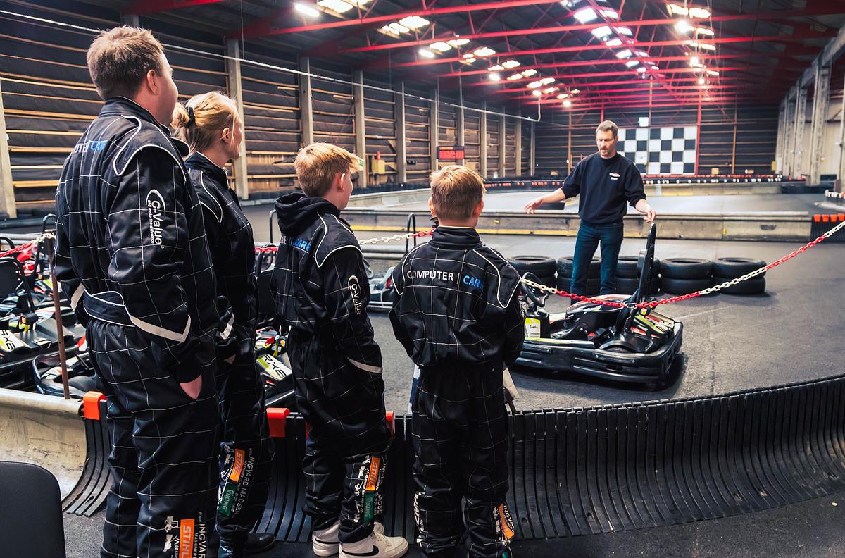 Trekantområdet indendørs gokart bane