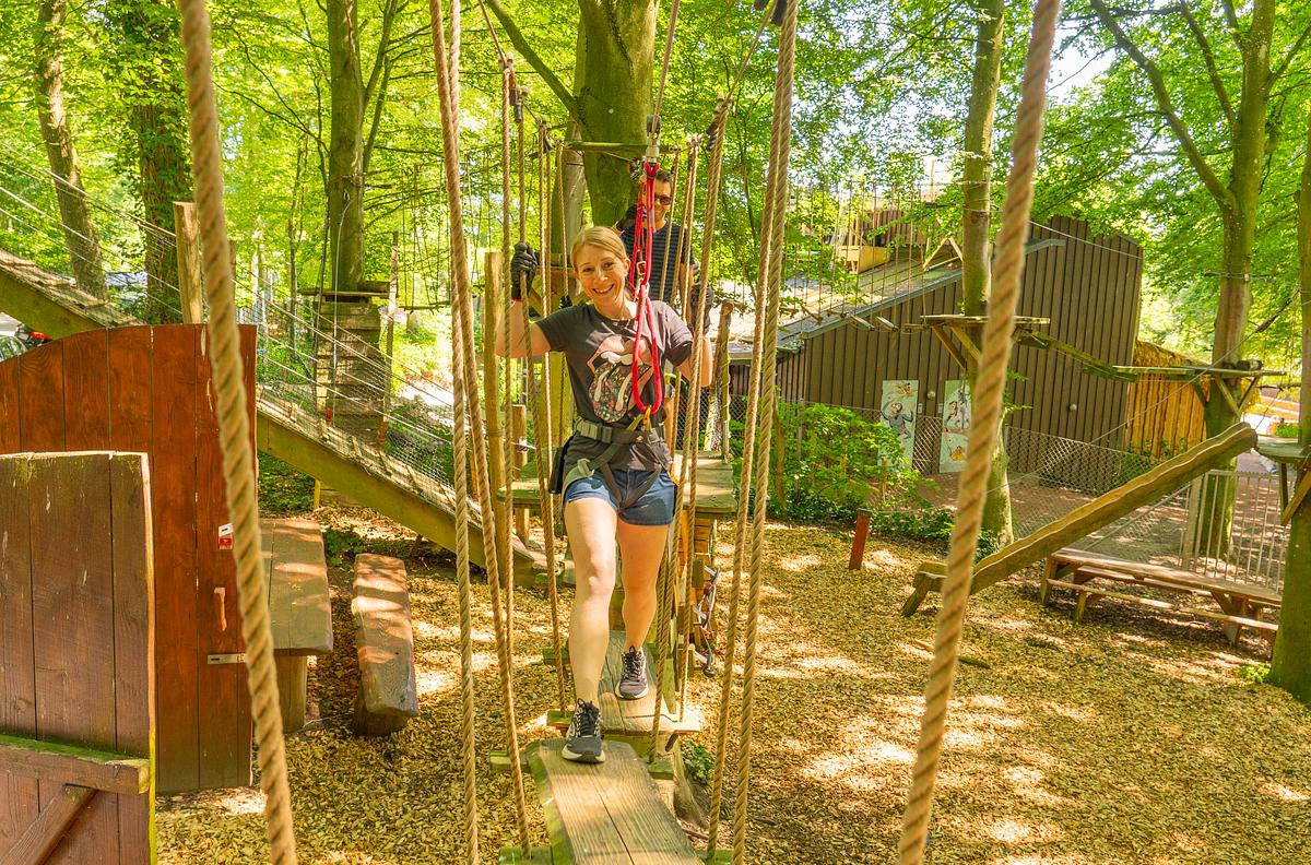 Klatring - Svævebane - High Roping - Klatrepark