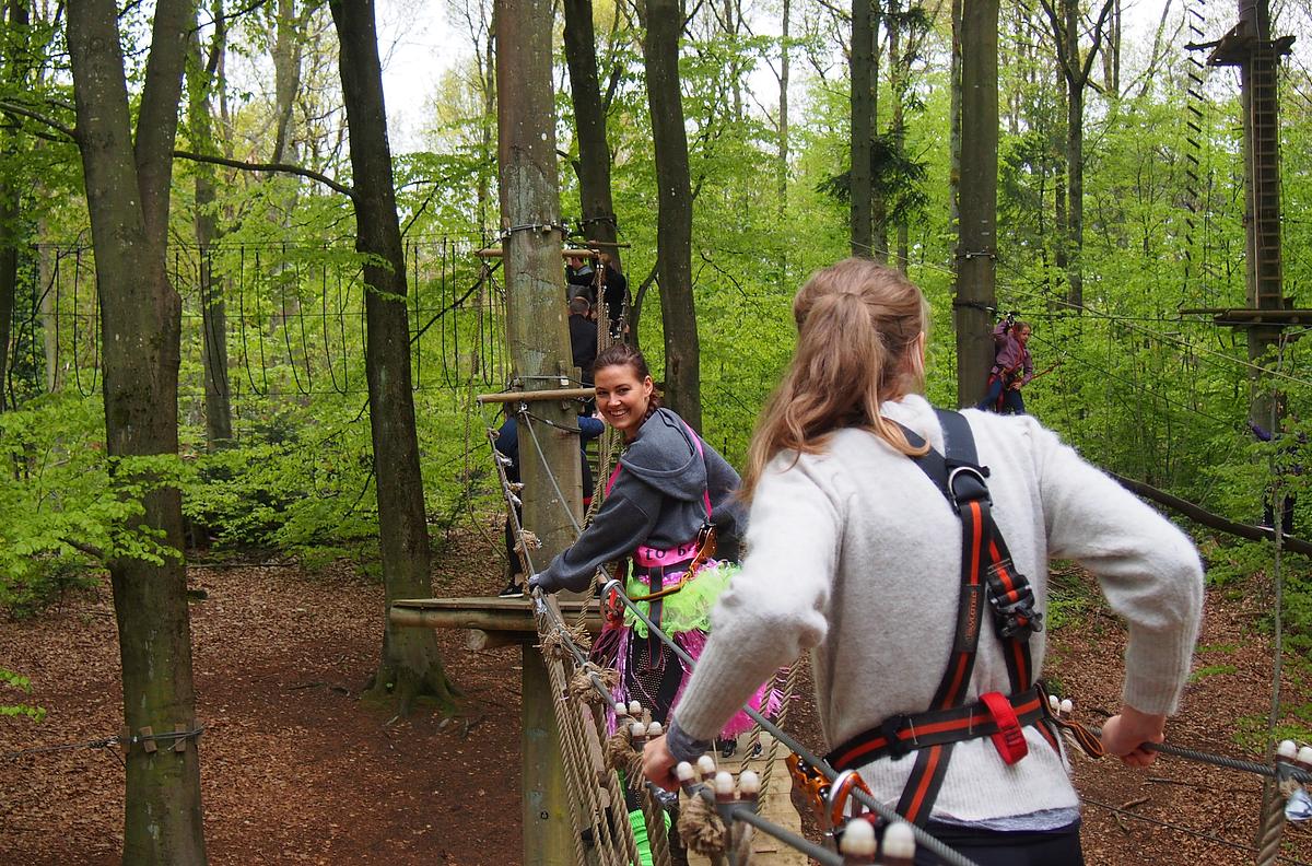 Klatring - Svævebane - High Roping - Klatrepark