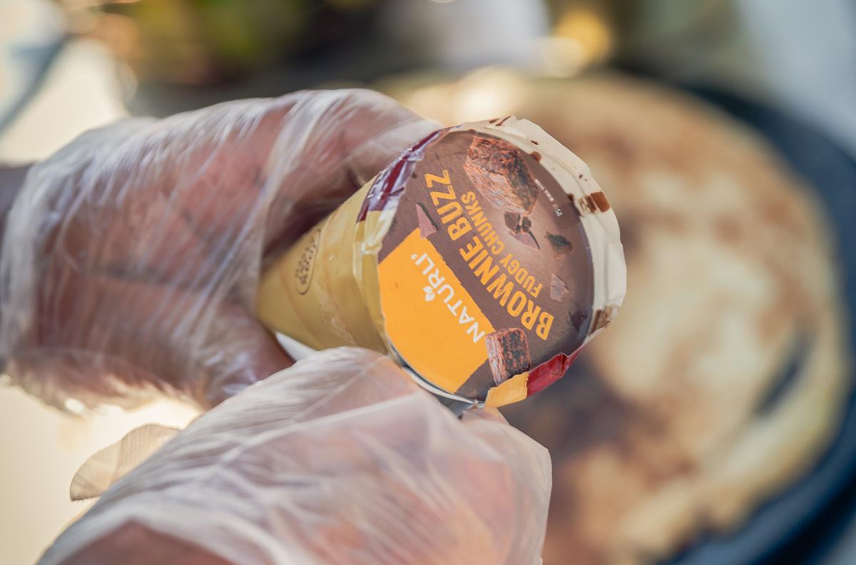 Baristakaffe, Brændte mandler,  Crepes og Is