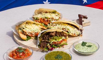 Smaskiga Venezolanska Arepas
