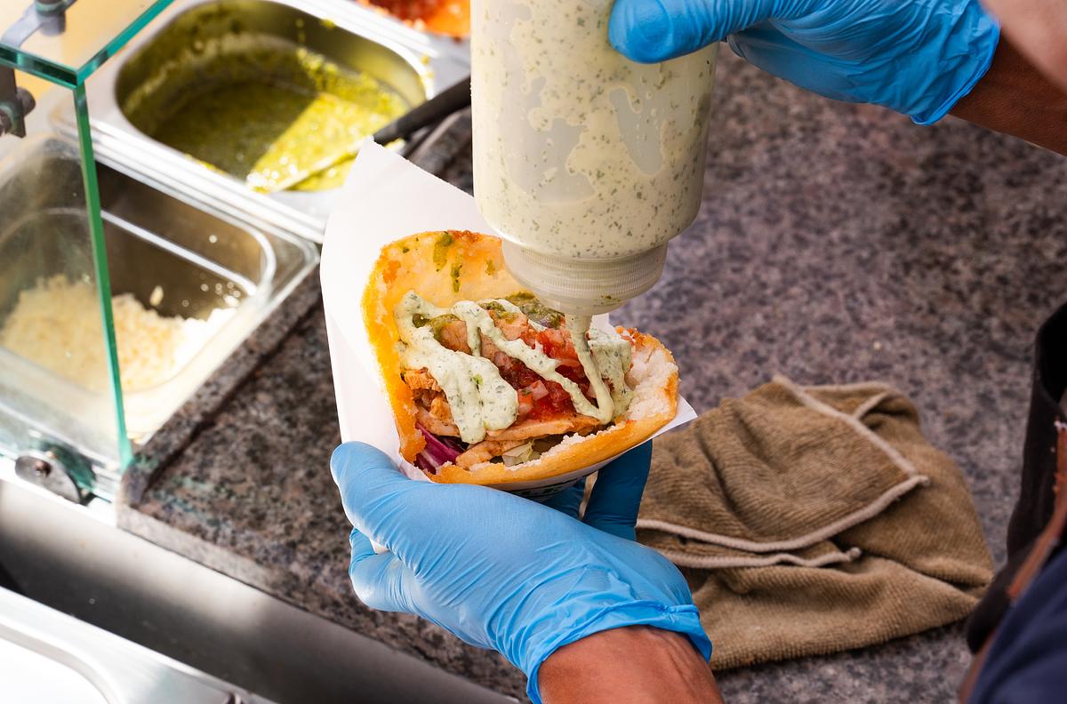 Smaskiga Venezolanska Arepas
