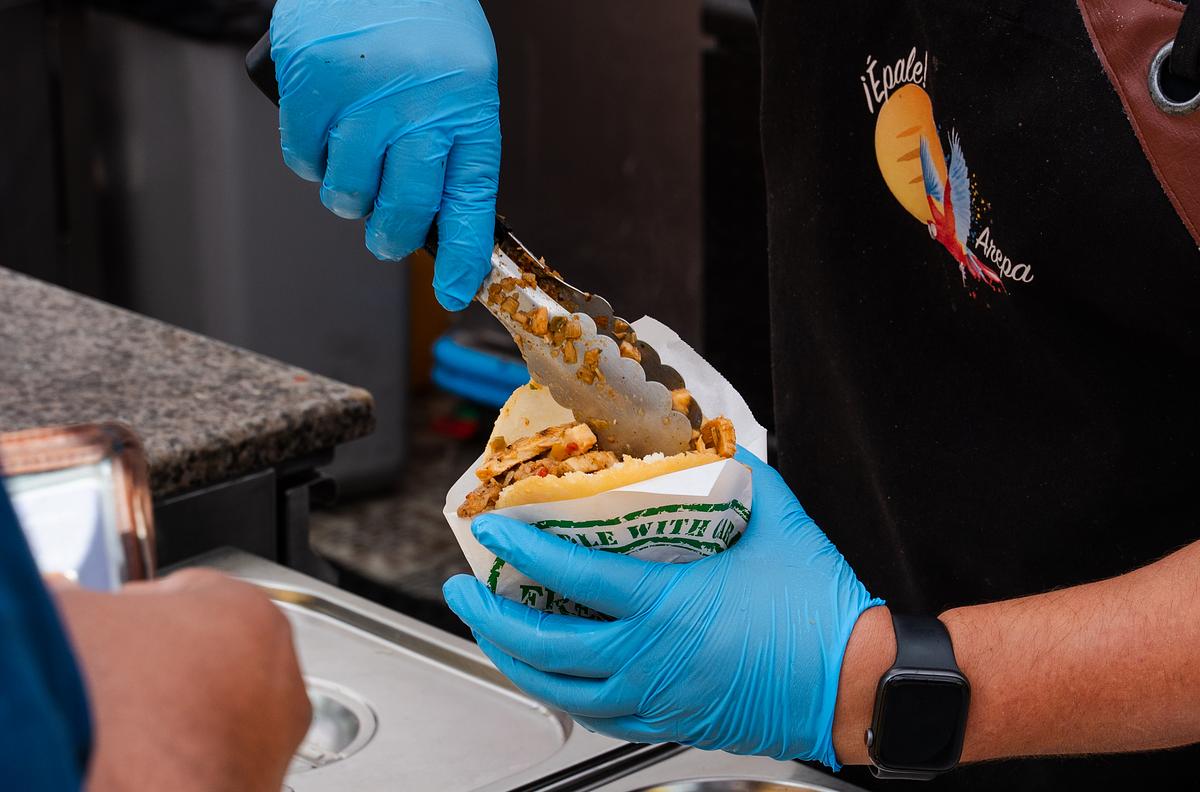 Smaskiga Venezolanska Arepas