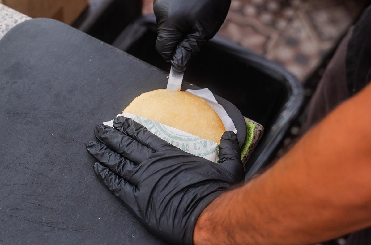 Smaskiga Venezolanska Arepas