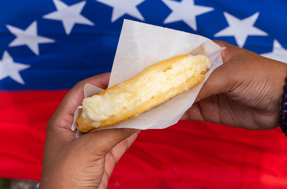 Smaskiga Venezolanska Arepas