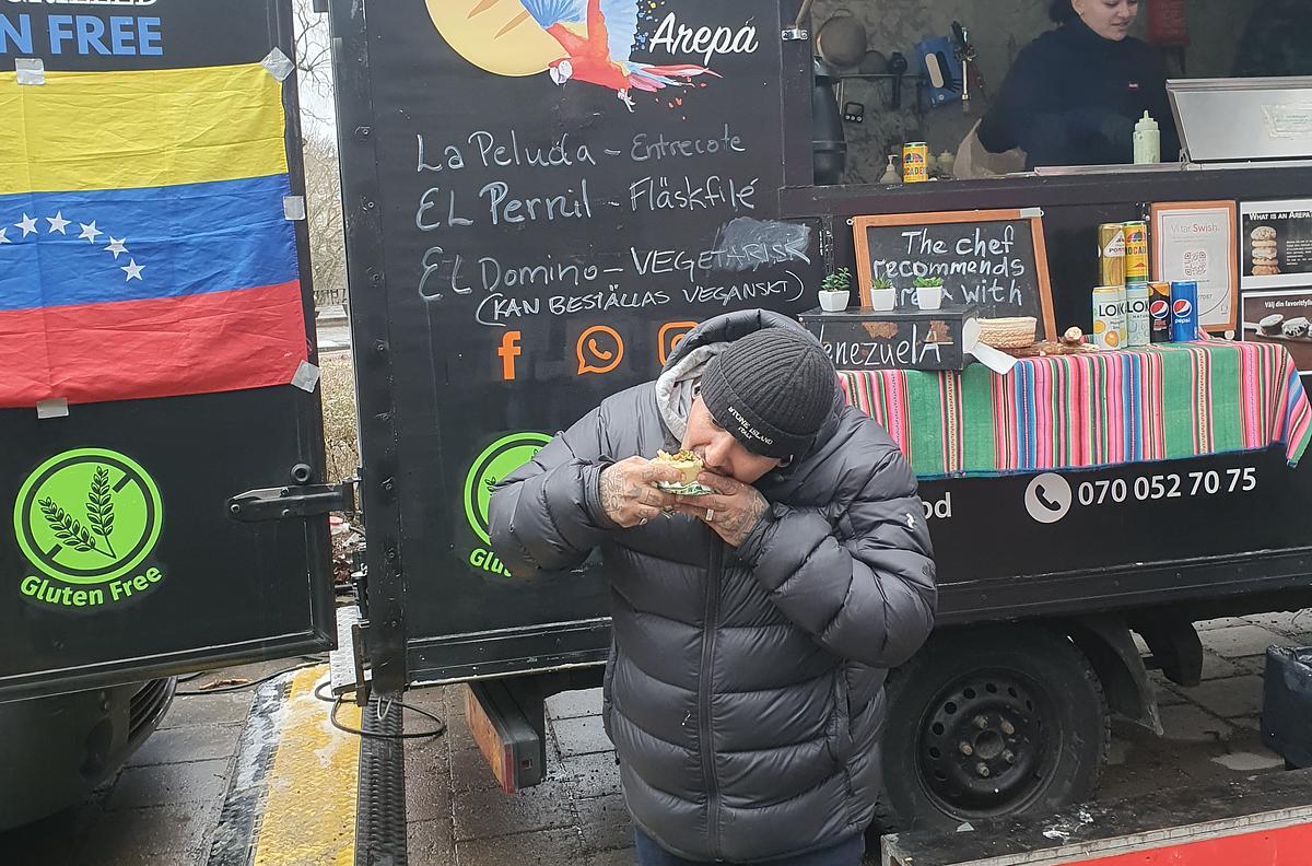 Smaskiga Venezolanska Arepas