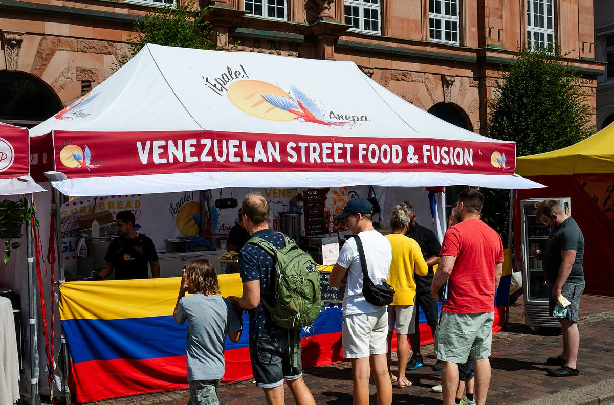 Smaskiga Venezolanska Arepas