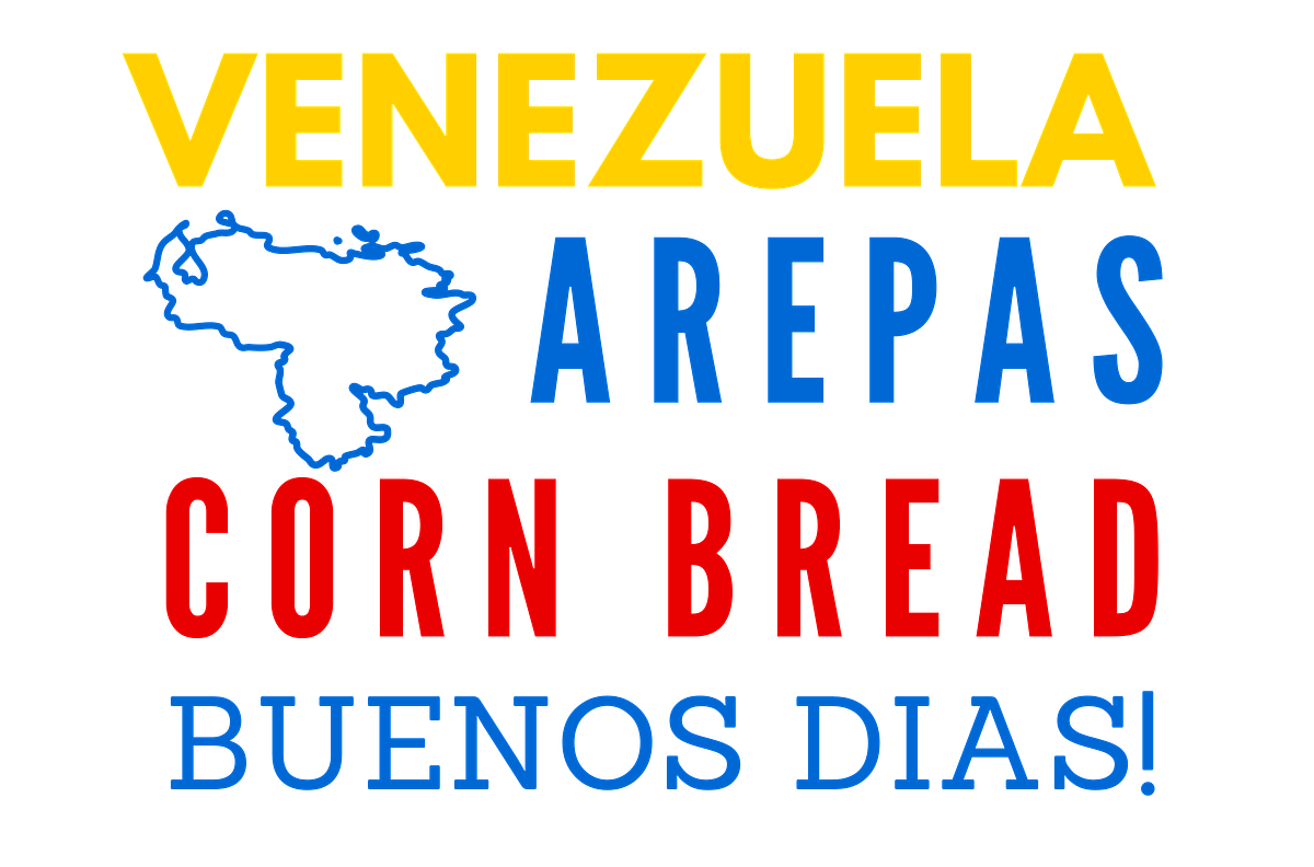 Smaskiga Venezolanska Arepas