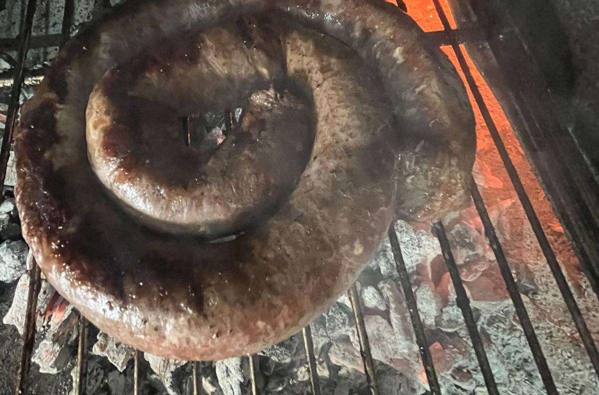 BBQ food cooked over live fire