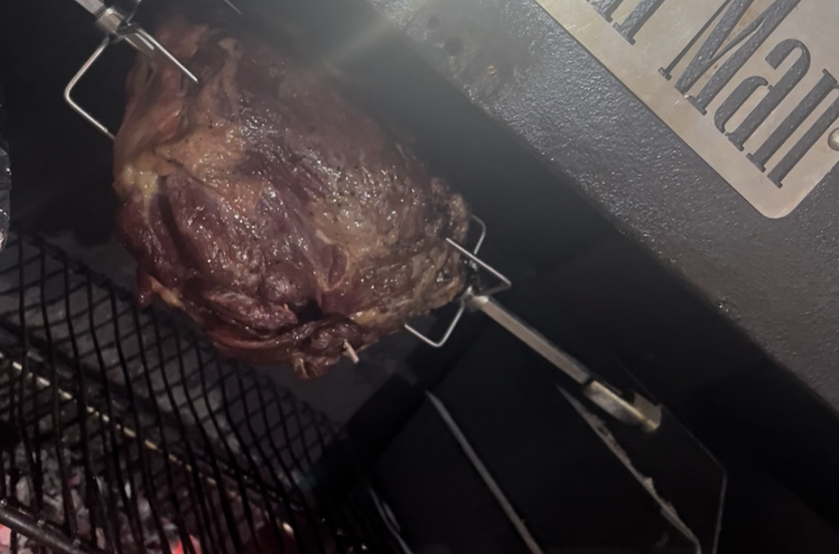 BBQ food cooked over live fire