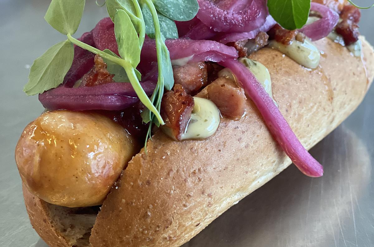 Pølsevogn med økologiske pølser